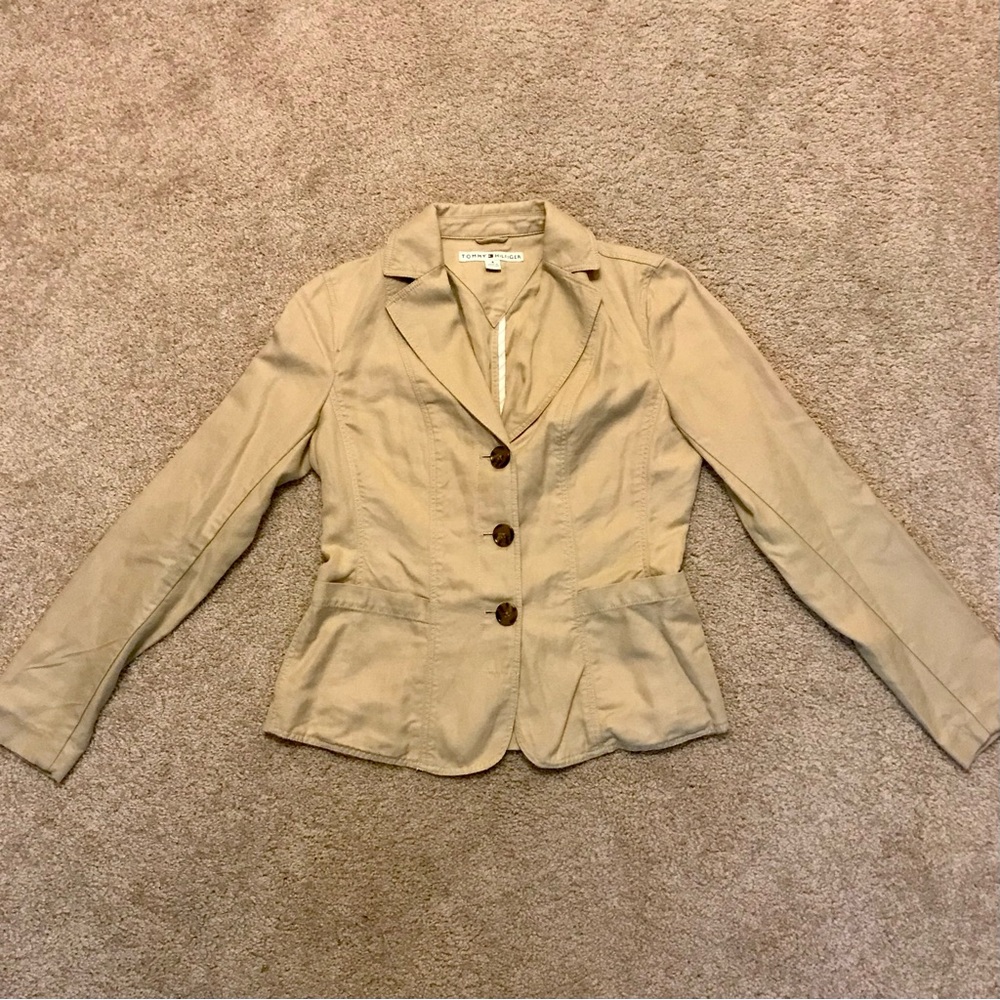 Classic Women's Beige Tailored Blazer